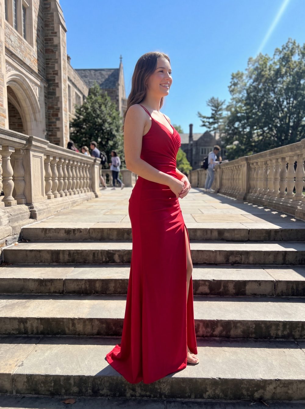 Blush Wrap Midi Dress — designer dress hire